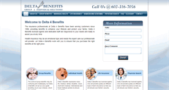 Desktop Screenshot of delta4benefits.com