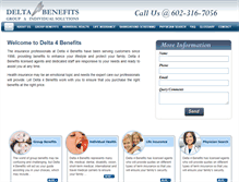 Tablet Screenshot of delta4benefits.com